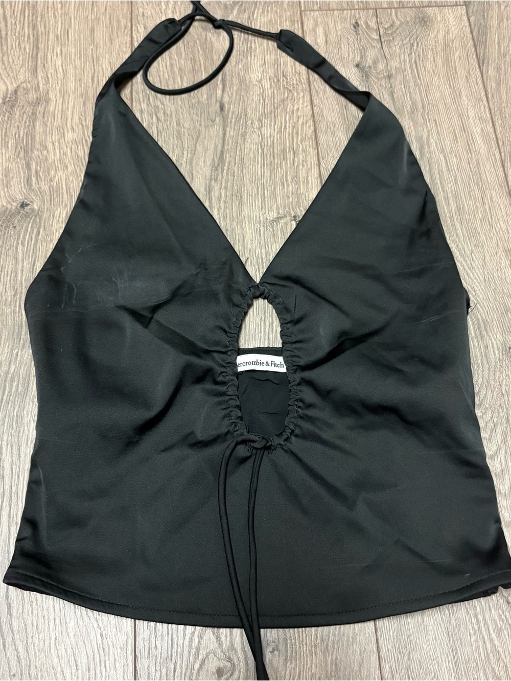 Black halter tank top small